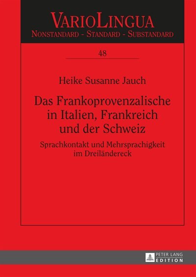 Couverture_Das Frankoprovenzalische in Italien, Frankreich und der Schweiz