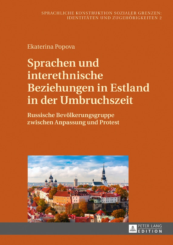 Couverture_Sprachen und interethnische Beziehungen in Estland in der Umbruchszeit