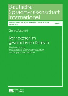 Front cover_Konnektoren im gesprochenen Deutsch