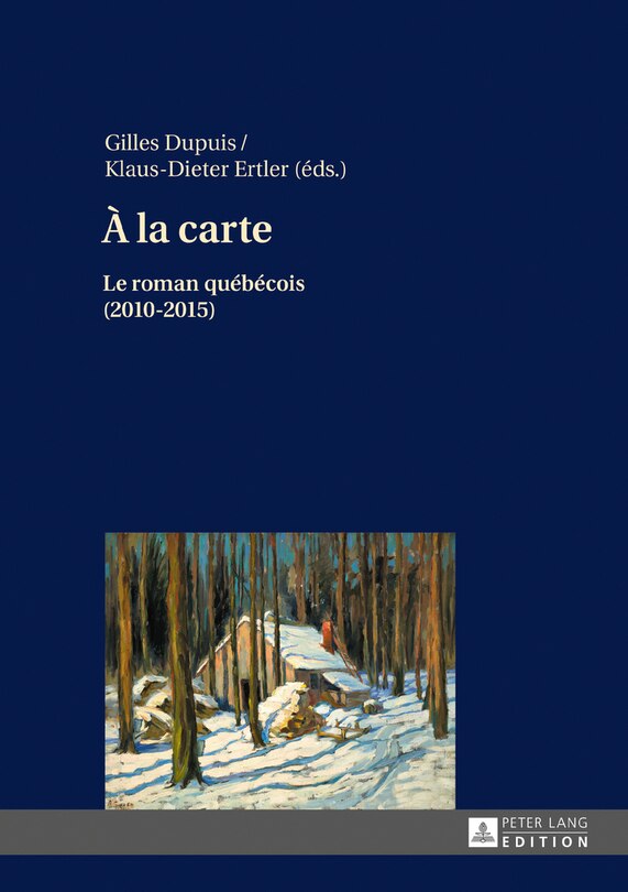 Front cover_&Agrave; la carte