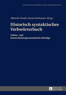Front cover_Historisch syntaktisches Verbwoerterbuch