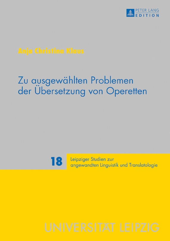 Couverture_Zu ausgewaehlten Problemen der Uebersetzung von Operetten