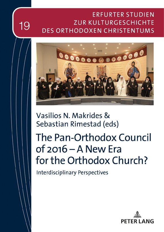 Front cover_The Pan-orthodox Council Of 2016 - A New Era For The Orthodox Church?