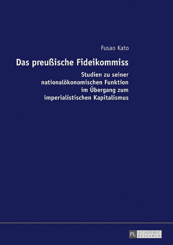 Couverture_Das preu�ische Fideikommiss