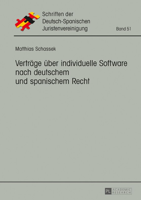Front cover_Vertraege ueber individuelle Software nach deutschem und spanischem Recht