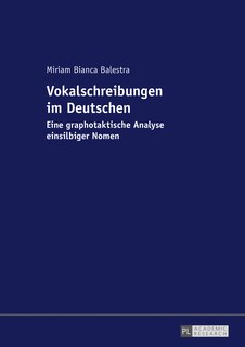 Couverture_Vokalschreibungen im Deutschen