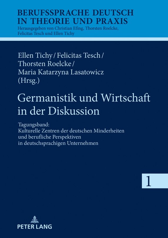Front cover_Germanistik und Wirtschaft in der Diskussion