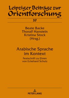 Front cover_Arabische Sprache im Kontext