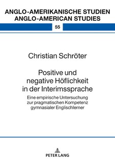 Front cover_Positive und negative Hoeflichkeit in der Interimssprache