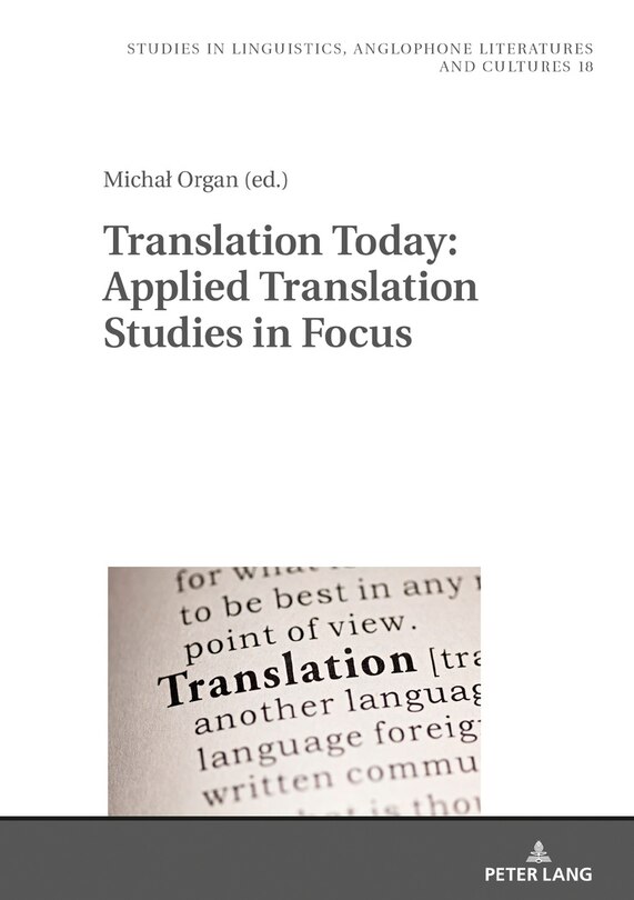 Front cover_Translation Today: Applied Translation Studies in Focus