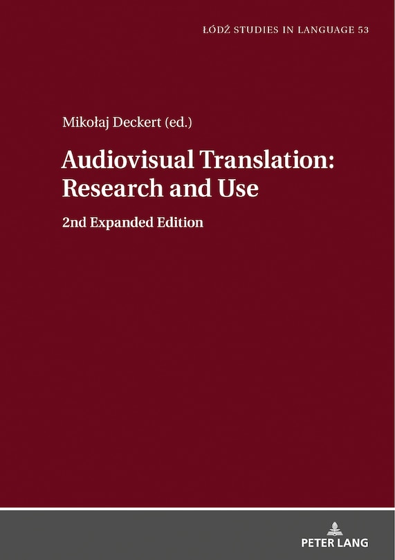 Front cover_Audiovisual Translation - Research And Use