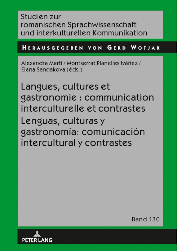Couverture_Langues, cultures et gastronomie : communication interculturelle et contrastes / Lenguas, culturas y gastronomía: comunicación intercultural y contrastes