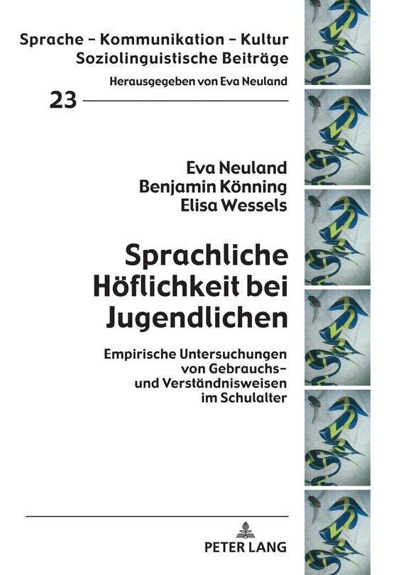 Front cover_Sprachliche Hoeflichkeit Bei Jugendlichen