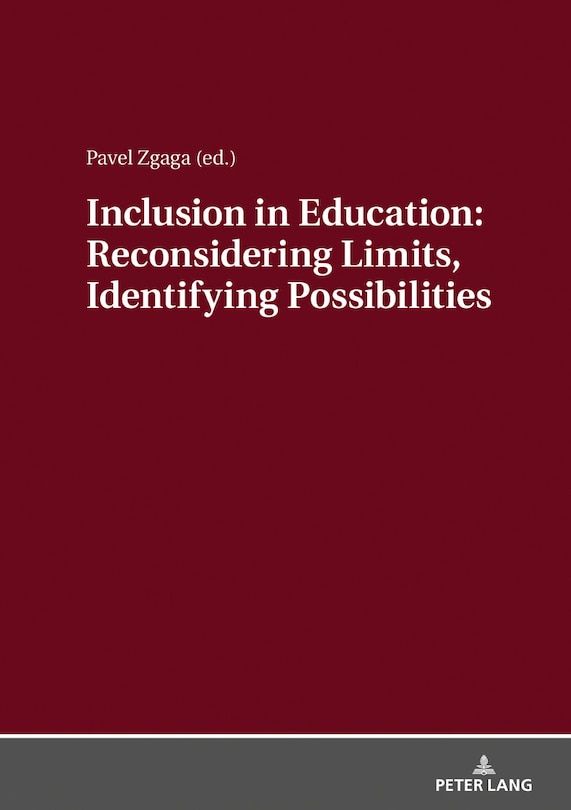 Couverture_Inclusion In Education: Reconsidering Limits, Identifying Possibilities
