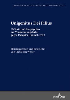 Couverture_Unigenitus Dei Filius