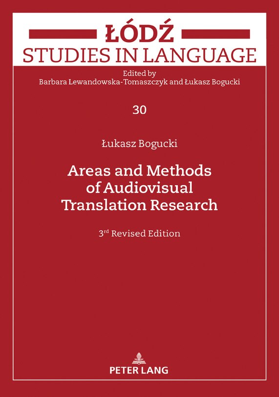 Front cover_Areas And Methods Of Audiovisual Translation Research