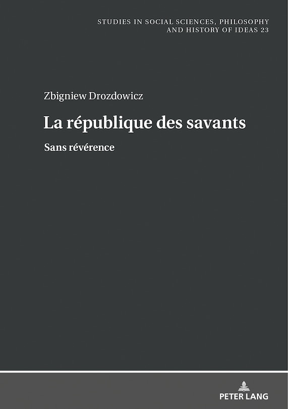 Front cover_La république des savants