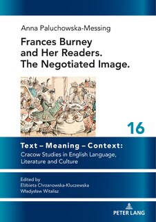 Front cover_Frances Burney And Her Readers. The Negotiated Image.