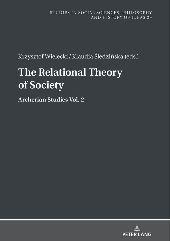 Front cover_The Relational Theory Of Society