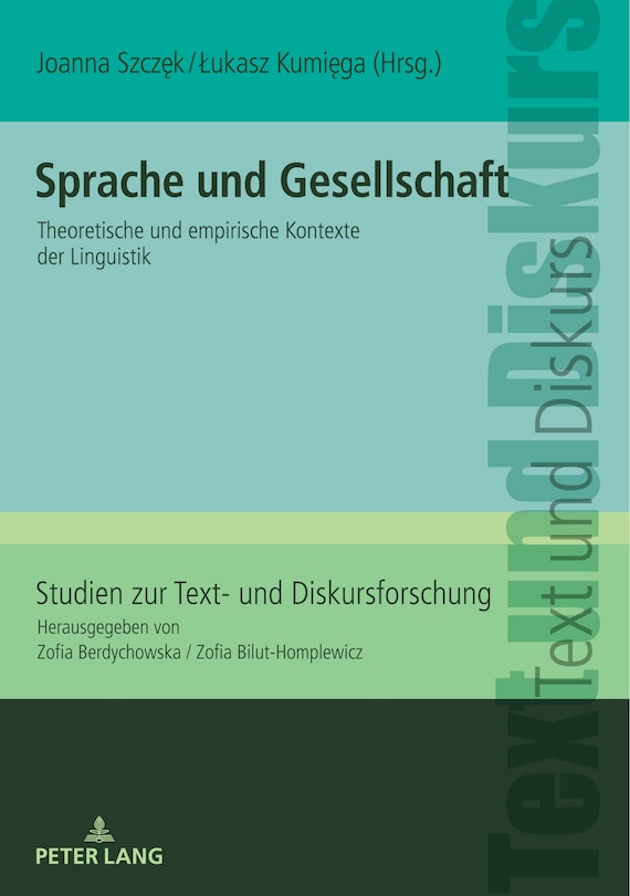 Front cover_Sprache Und Gesellschaft
