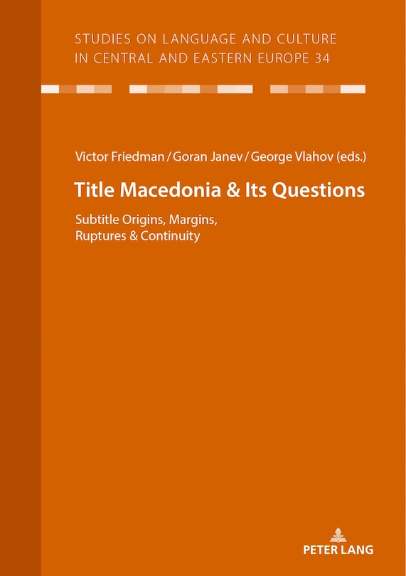 Couverture_Macedonia & Its Questions