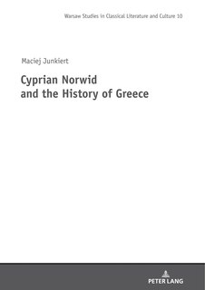 Couverture_Cyprian Norwid And The History Of Greece