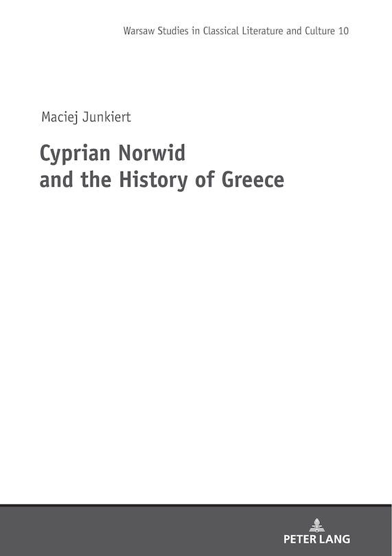 Couverture_Cyprian Norwid And The History Of Greece