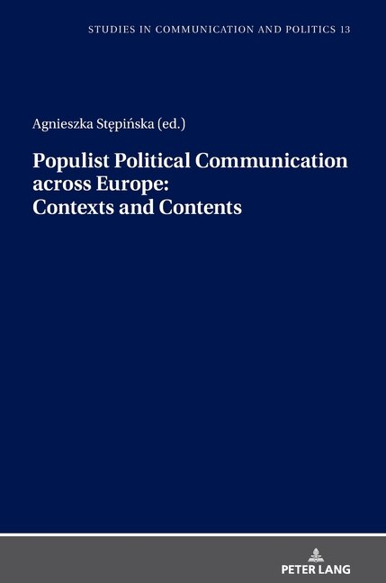 Couverture_Populist Political Communication Across Europe: Contexts And Contents