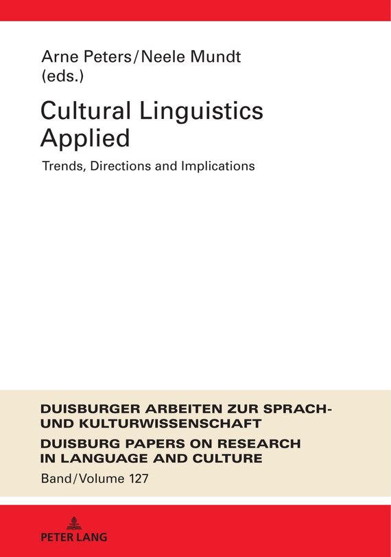 Couverture_Cultural Linguistics Applied