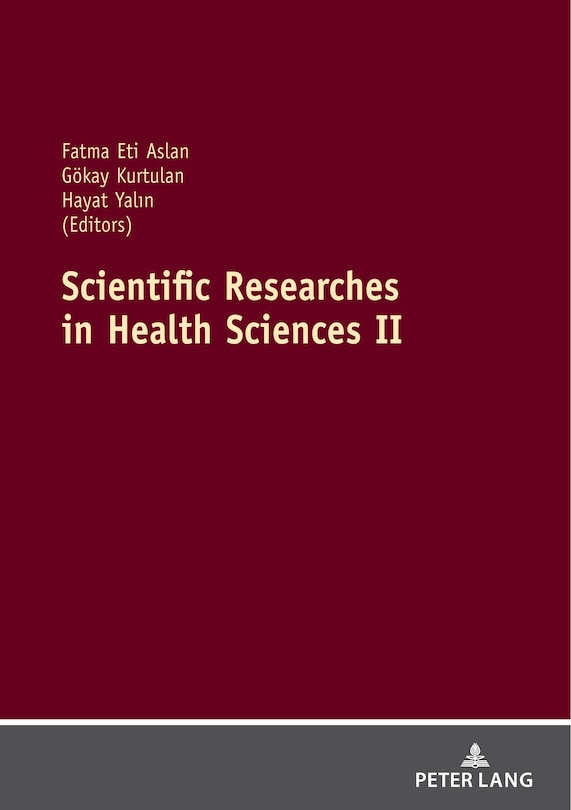 Couverture_Scientific Researches In Health Sciences Ii