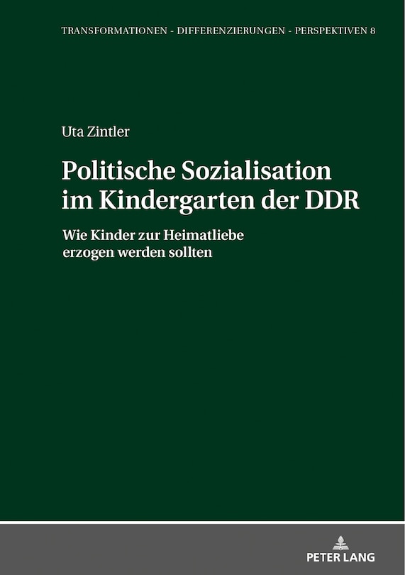 Front cover_Politische Sozialisation Im Kindergarten Der Ddr
