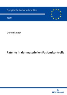 Front cover_Patente In Der Materiellen Fusionskontrolle