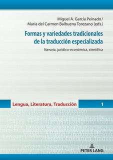 Front cover_Formas y variedades tradicionales de la traducci�n especializada