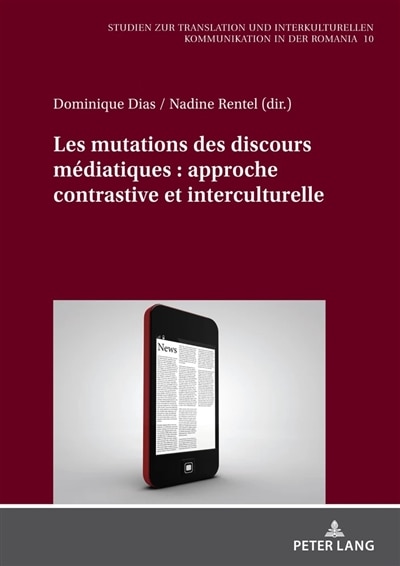 Front cover_Les mutations des discours médiatiques : approche contrastive et interculturelle