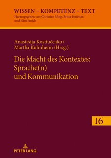 Front cover_Die Macht des Kontextes: Sprache(n) und Kommunikation