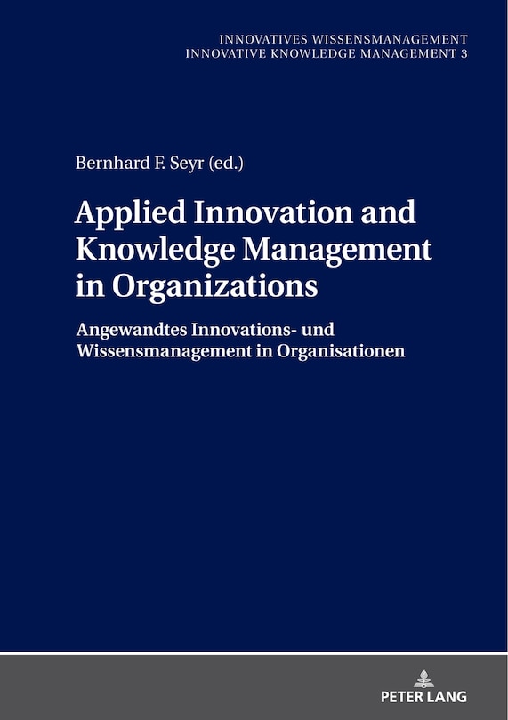 Couverture_Applied Innovation and Knowledge Management in Organizations