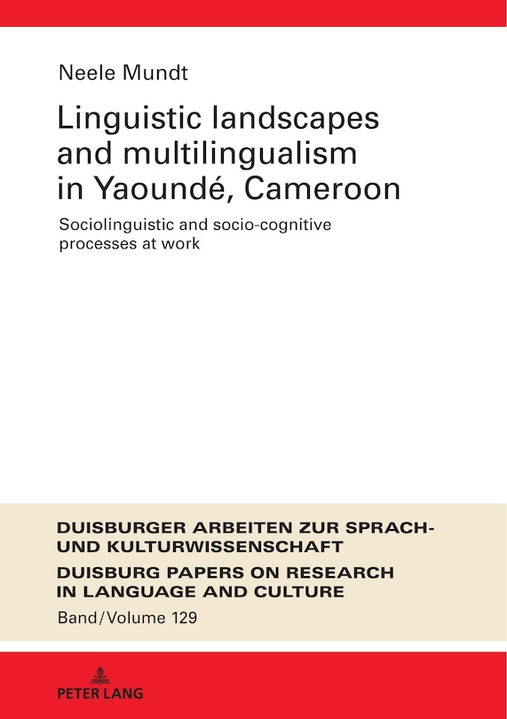 Couverture_Linguistic Landscapes and Multilingualism in Yaoundé, Cameroon
