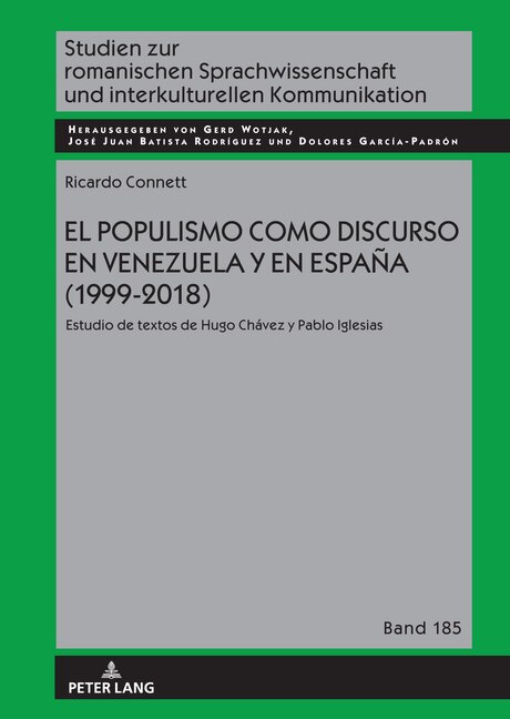 Front cover_El populismo como discurso en Venezuela y en Espa�a (1999-2018)