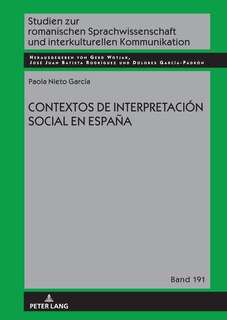 Front cover_Contextos de interpretación social en España