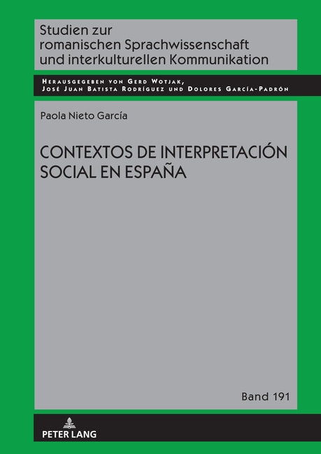 Front cover_Contextos de interpretación social en España