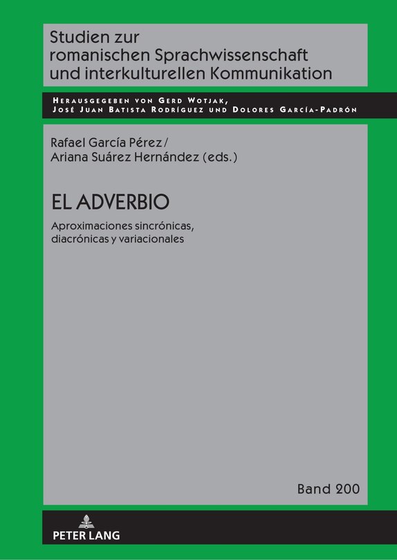 Front cover_El adverbio: aproximaciones sincr�nicas, diacr�nicas y variacionales