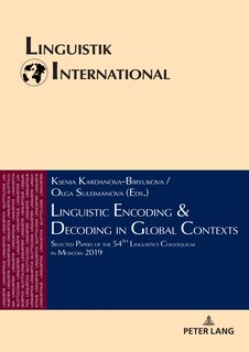 Front cover_Linguistic Encoding & Decoding in Global Contexts