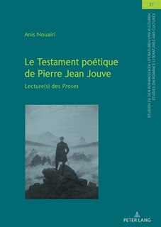 Front cover_Le Testament po&eacute;tique de Pierre Jean Jouve