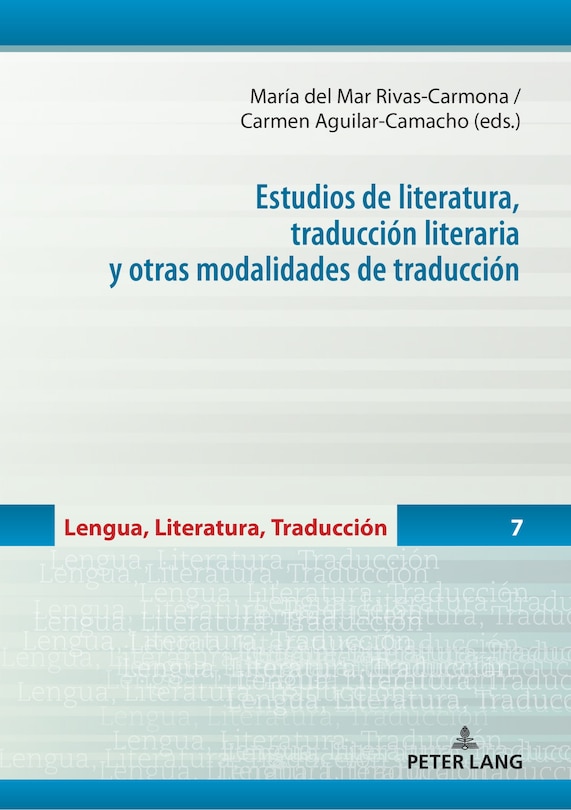 Couverture_Estudios de literatura, traducci�n literaria y otras modalidades de traducci�n
