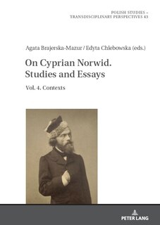 Couverture_On Cyprian Norwid. Studies and Essays