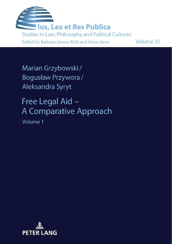 Front cover_Free Legal Aid - A Comparative Approach