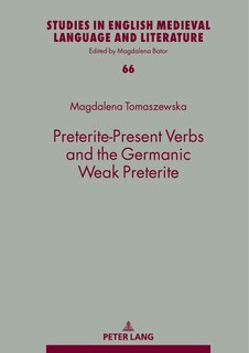 Front cover_Preterite-Present Verbs and the Germanic Weak Preterite