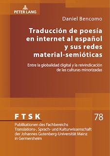 Couverture_Traducción de poesía en internet al español y sus redes material-semióticas