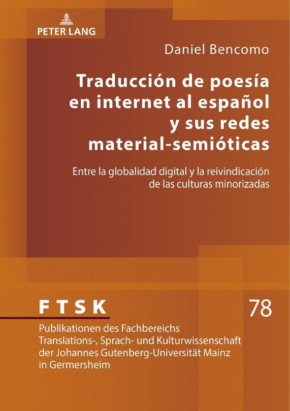 Couverture_Traducción de poesía en internet al español y sus redes material-semióticas