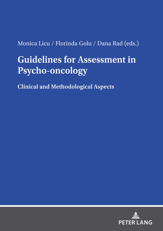 Front cover_Guidelines for Assessment in Psycho- oncology